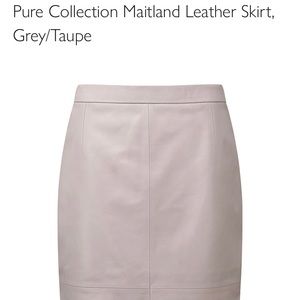 PURE leather skirt